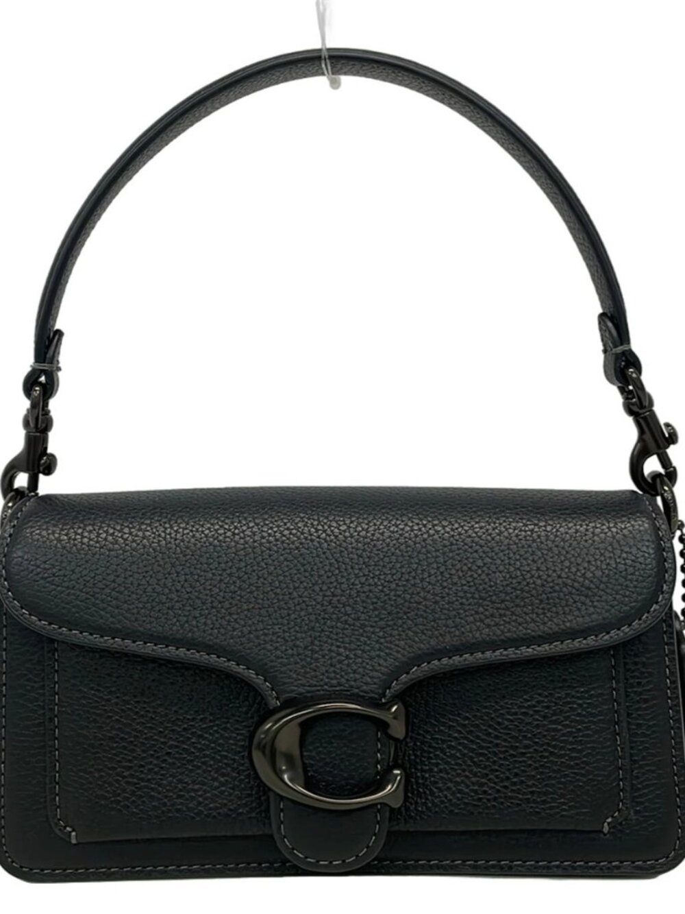 COACH Tabby Polishe Pebble Shoulder Bag 20 black
